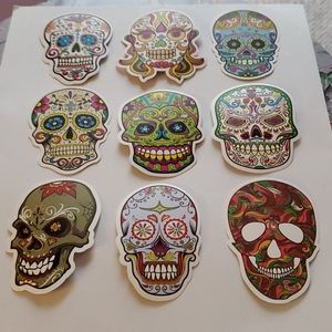 Skull stickers